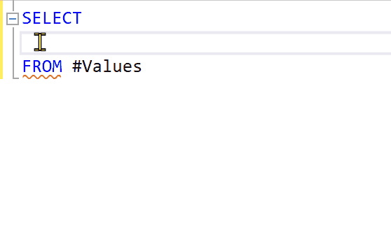 Using the Alt key to select multiple rows and type the same values on all of them.